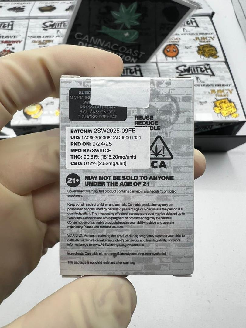 SWIITCH 2G Disposable Premium Vape Pen SWIITCH 2G Disposable Premium Vape Pen