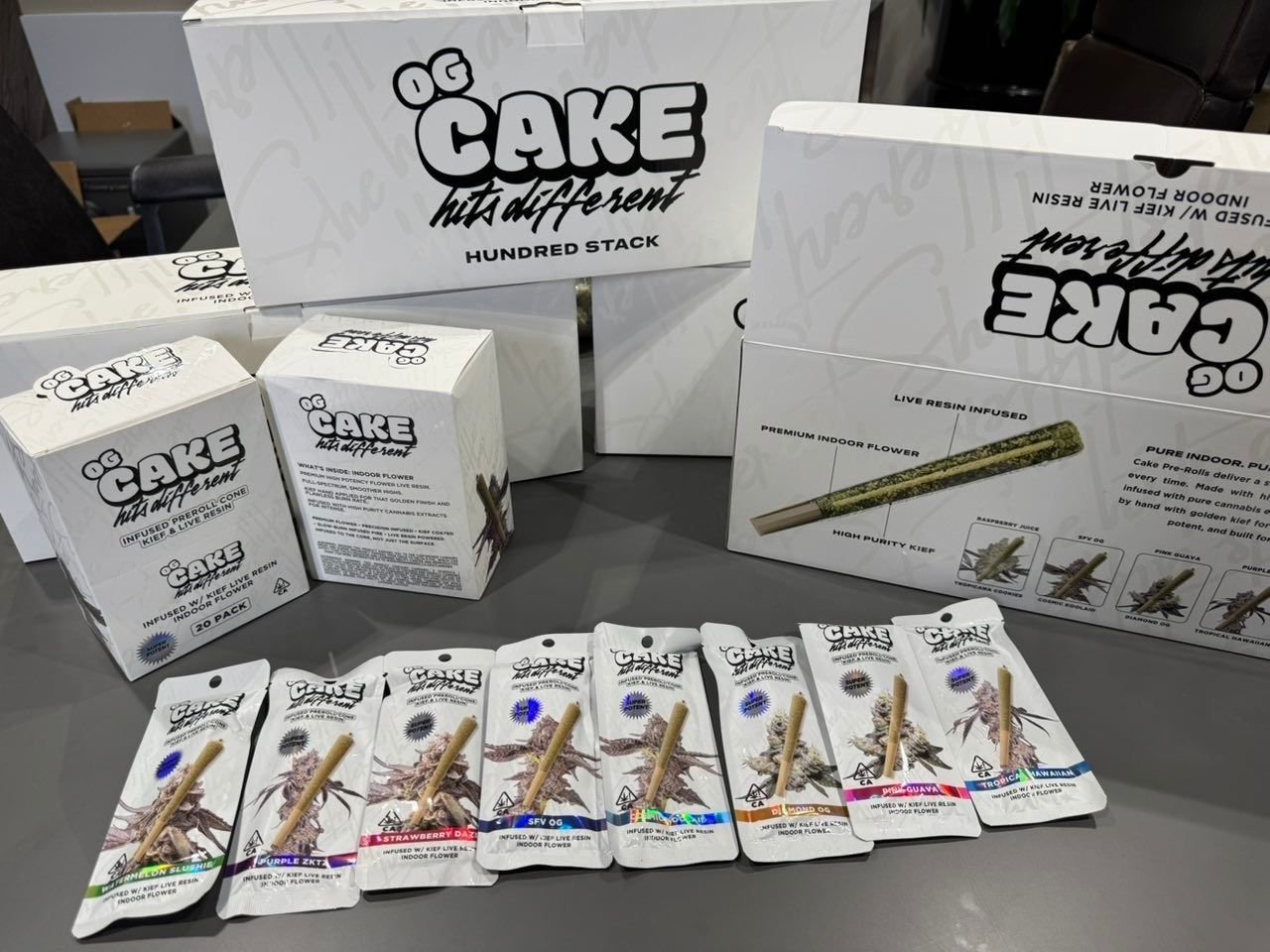 OG Cake Infused Pre Rolls OG Cake Infused Pre Rolls