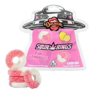 Devour Sour Rings Pink Lemonade (1500mg THC)