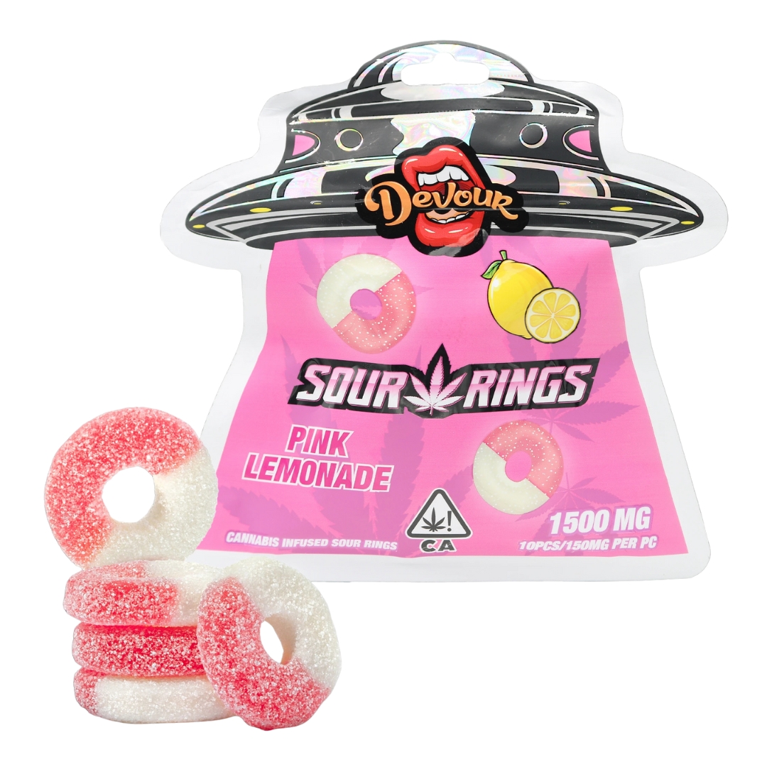Devour Sour Rings Peach (1500mg THC) Devour Sour Rings Peach (1500mg THC)