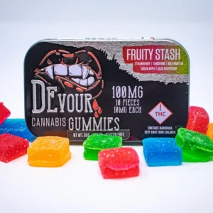 Devour Fruity Stash Gummies 100mg