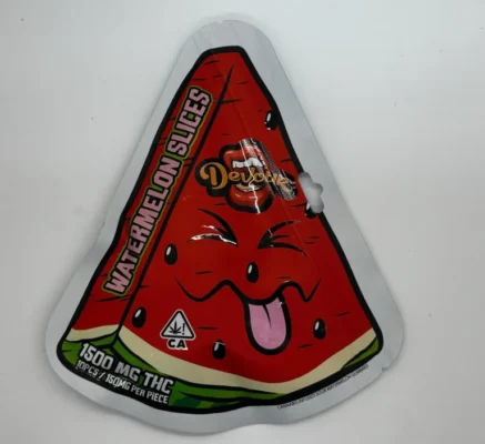 Devour Gummies Watermelon Slices 1500mg THC
