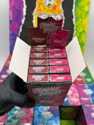 Triio Triiiple Threat Disposable 2G + 1G Pre-Roll + 300 MG gummies