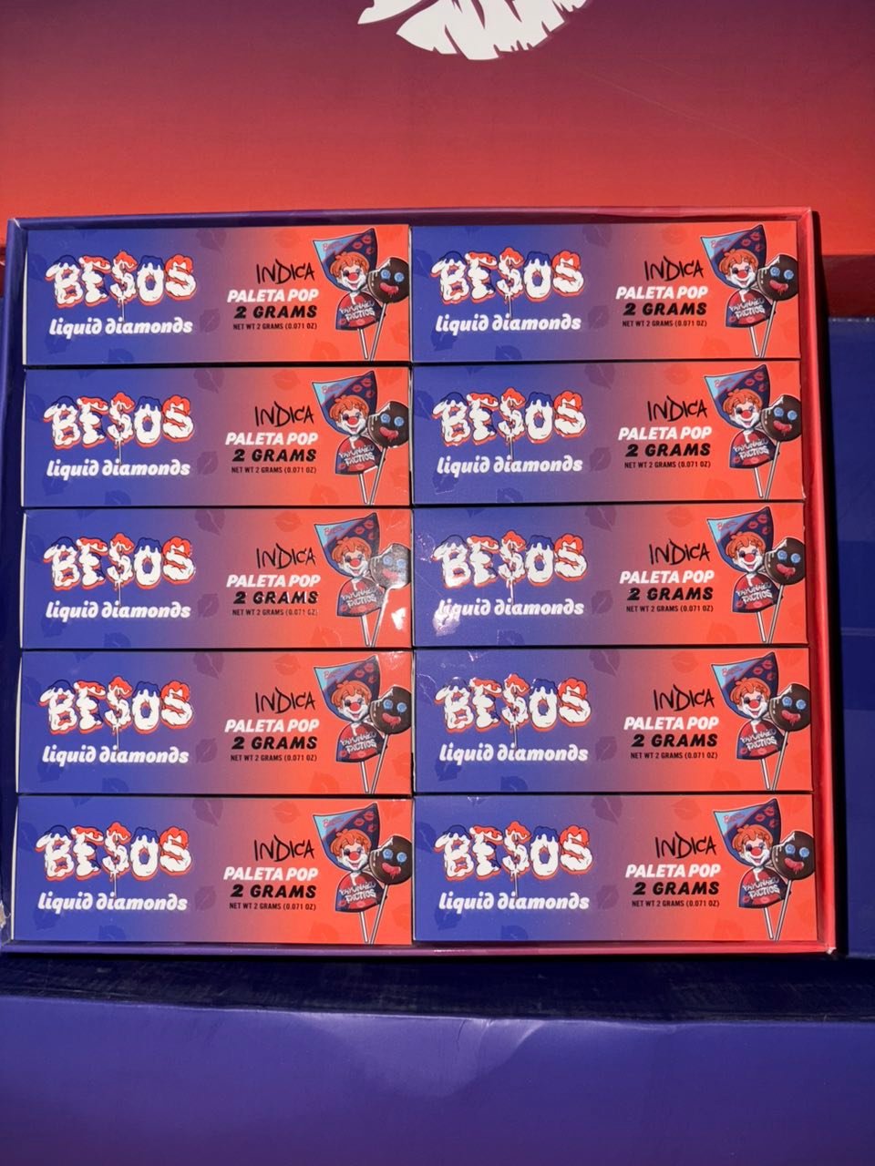 Besos Paleta Pop 2G Disposable – Liquid Diamond Besos Paleta Pop 2G Disposable – Liquid Diamond