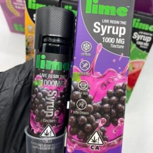 Lime Live Resin Thc Syrup 1000 MG