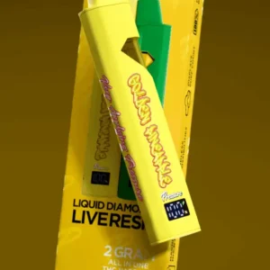 Pressure Golden Pineapple 2g Indica Liquid Diamond Live Resin Magnetic Disposable