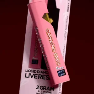 Pressure Strawberry Cough 2g Liquid Diamond + Live Resin Vape (Sativa)