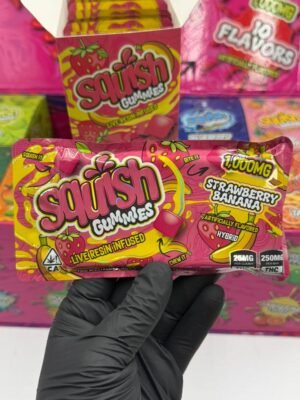 Squish Gummies 1000mg THC - Live Resin Infused
