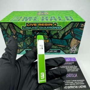 EMERALD 1G DISPOSABLE – LIVE RESIN + LIQUID DIAMOND