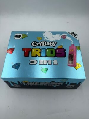 Crybaby Trios 3G Disposable 3 in 1 Liquid Diamonds + Live Resin